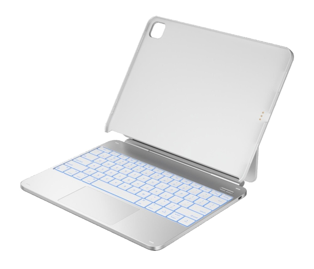 TYPECASE Etui Edge + z klawiaturą do iPad Pro 13" 2024/2025 srebrny - 1485361 - zdjęcie 5